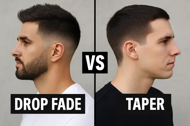Drop Fade vs Taper