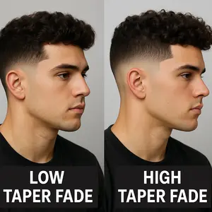 Low Taper Fade vs High Taper Fade