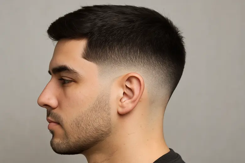 Mid Taper Fade hair cut