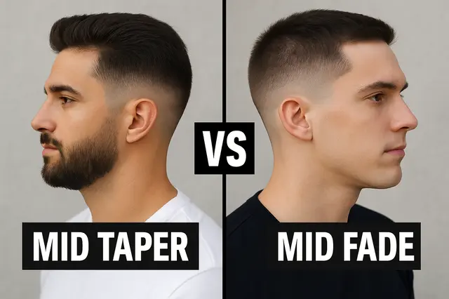 Mid Taper vs Mid Fade