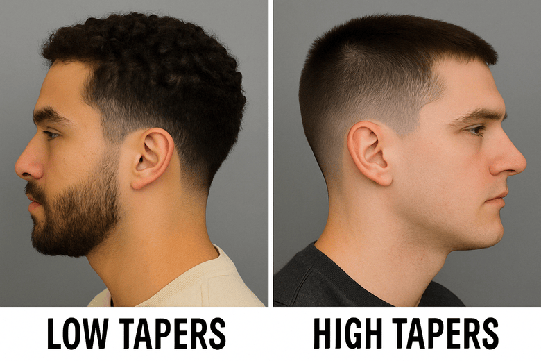 Taper Fade Low vs. High Taper